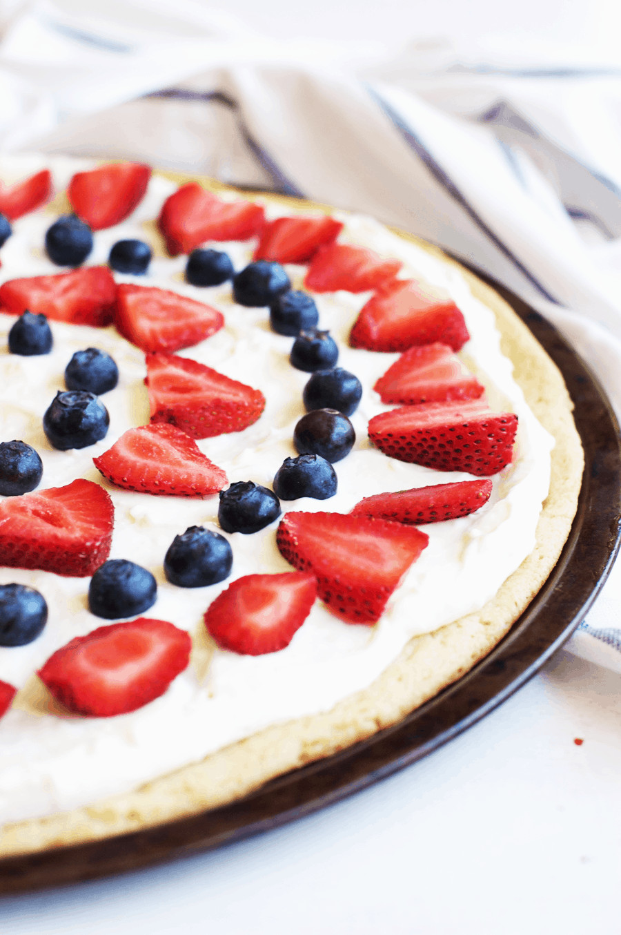 Fun 4Th Of July Desserts
 4th of July Berry Dessert Pizza