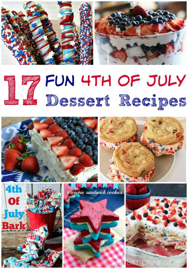 Fun 4Th Of July Desserts
 4th of July Dessert Recipes
