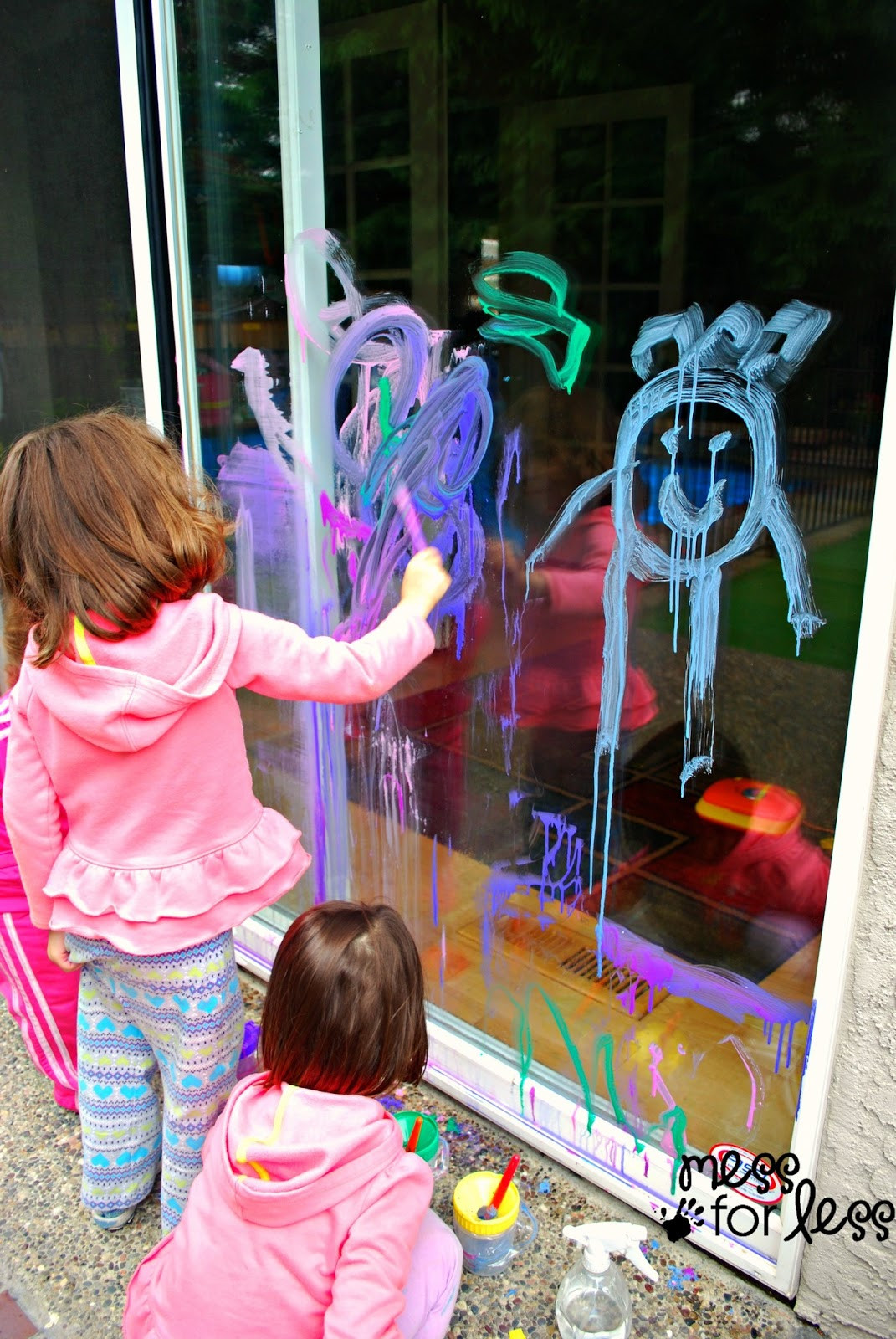 Fun Art For Kids
 Kids Window Art Mess for Less