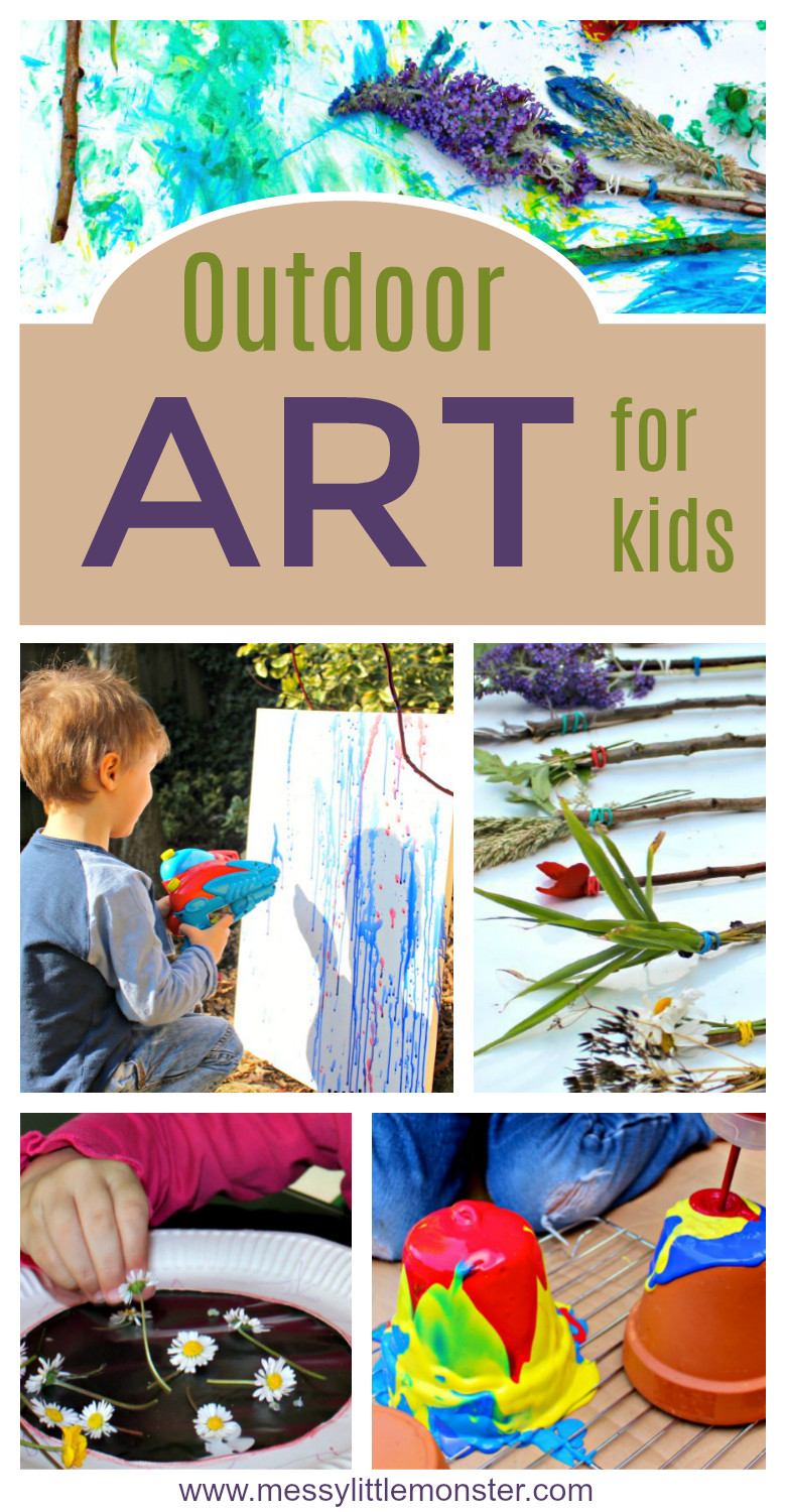 Fun Art For Kids
 Easy Outdoor Art Ideas That Kids Will Love Messy Little