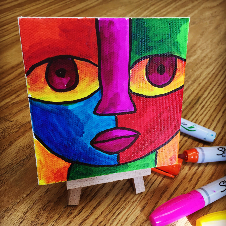 Fun Art For Kids
 Color Mixing with Sharpies Art Projects for Kids