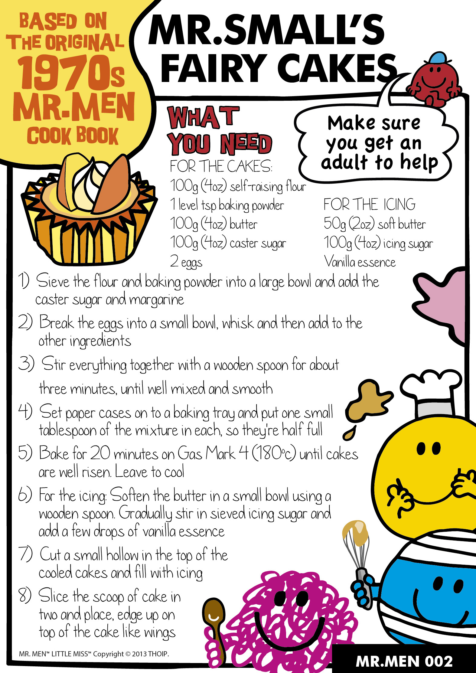 Fun Baking Recipes For Kids
 Mr Men Themed Baking Ideas In The Playroom