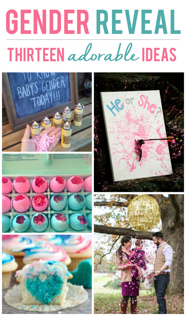Fun Gender Reveal Party Ideas
 13 Adorable Gender Reveal Ideas