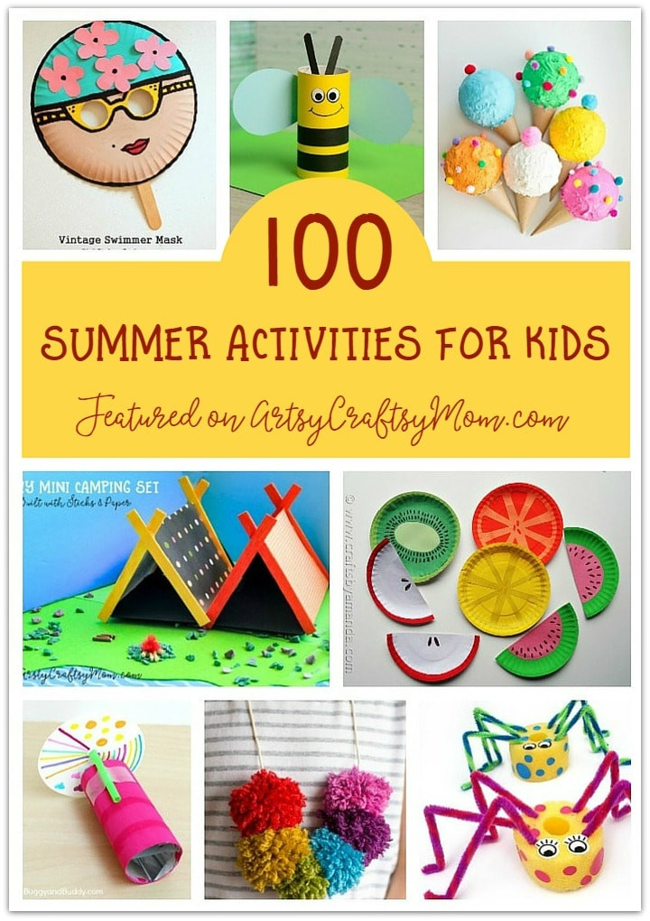 Fun Summer Crafts For Kids
 100 Summer Crafts & Activities for Kids Summer Camp at