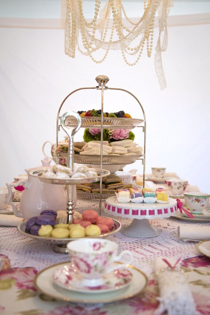 Fun Tea Party Ideas
 Kara s Party Ideas Colorful Tea Party