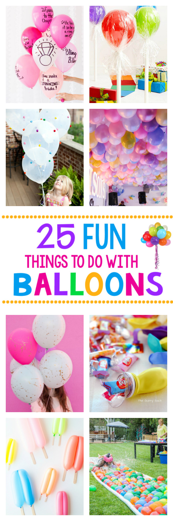 Fun Things To Do For A Birthday Party
 25 Fun Things to do with Balloons – Fun Squared