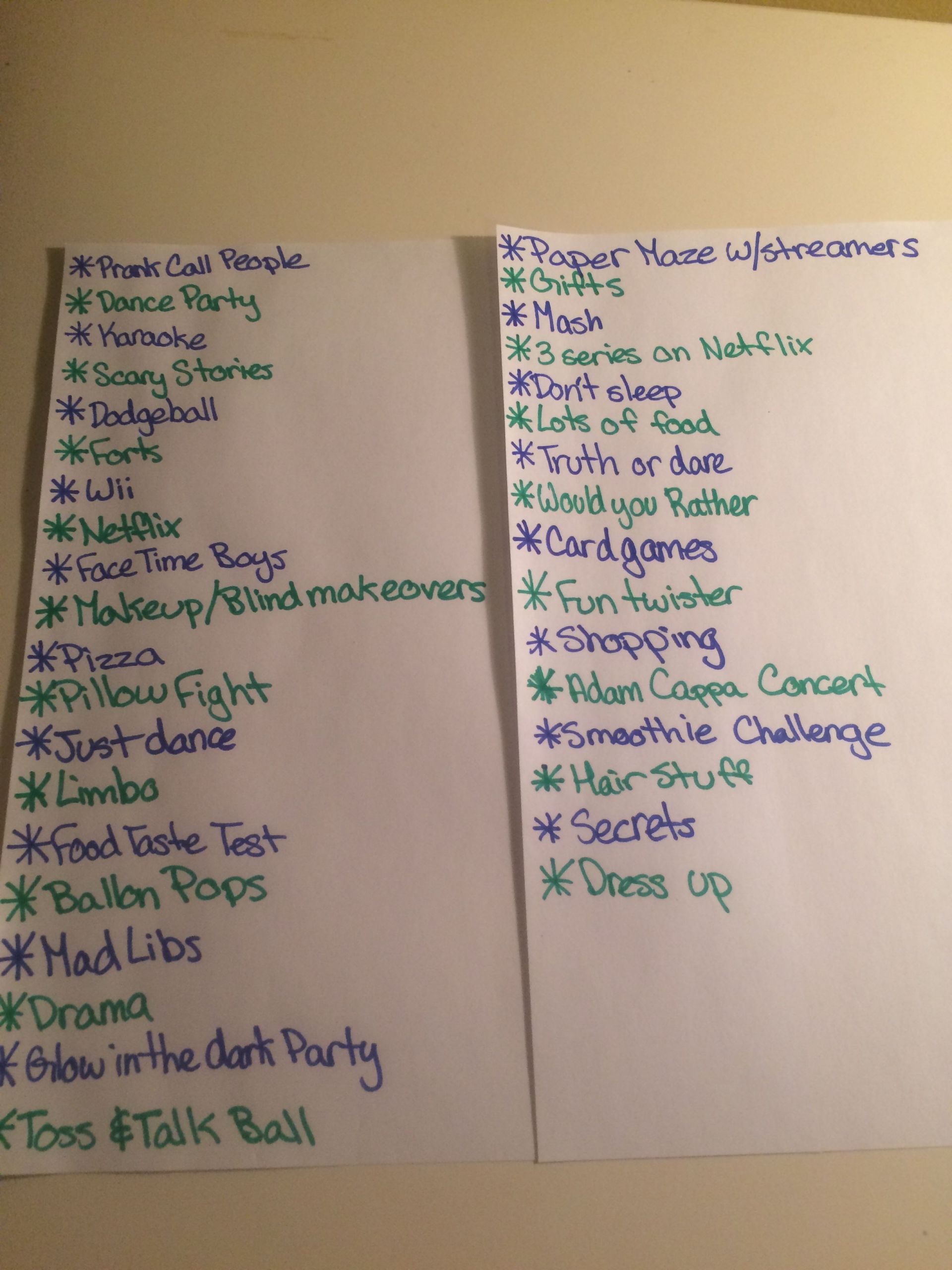 Fun Things To Do For A Birthday Party
 Things to do at a girls sleepover
