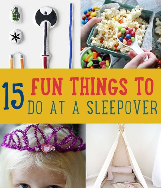 Fun Things To Do For A Birthday Party
 16 Fun DIY Crafts for Kids Sleepover Activities