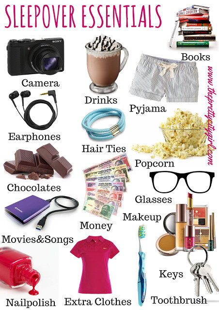 Fun Things To Do For A Birthday Party
 The Pretty City Girl Sleepover Essentials
