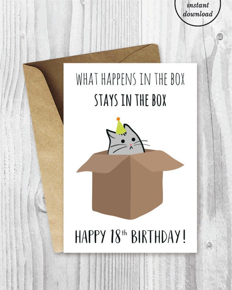 Funny 18th Birthday Cards
 18th Birthday Printable Cards Funny 18th Birthday Cards