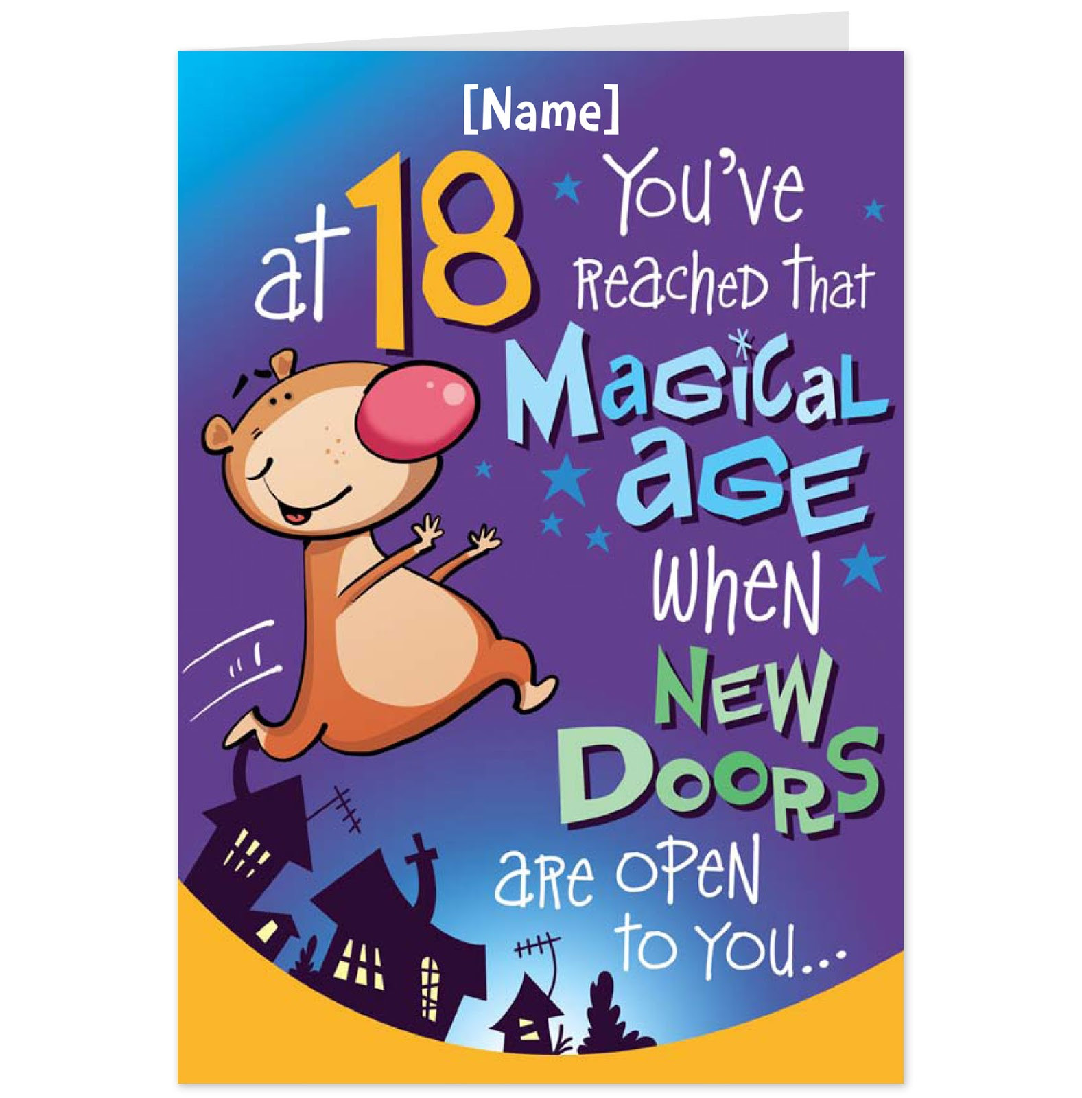 Funny 18th Birthday Cards
 Happy 18th Birthday Funny Quotes QuotesGram