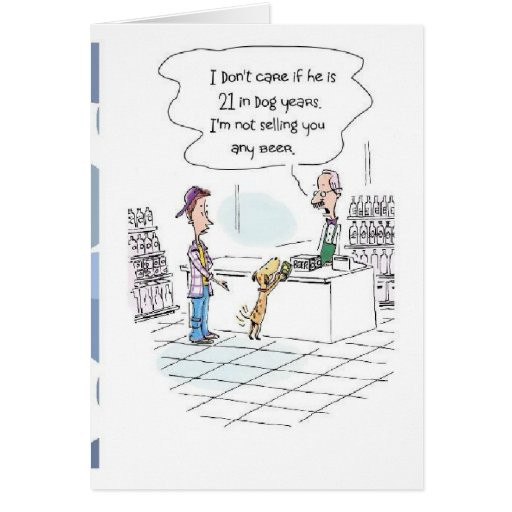 Funny 21 Birthday Quotes
 Funny 21st Birthday Card Card