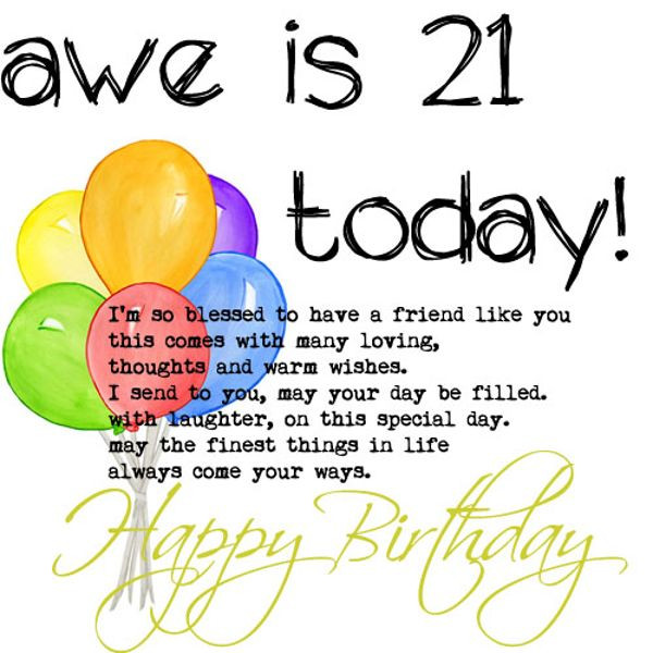 Funny 21 Birthday Quotes
 114 EXCELLENT Happy 21st Birthday Wishes and Quotes BayArt