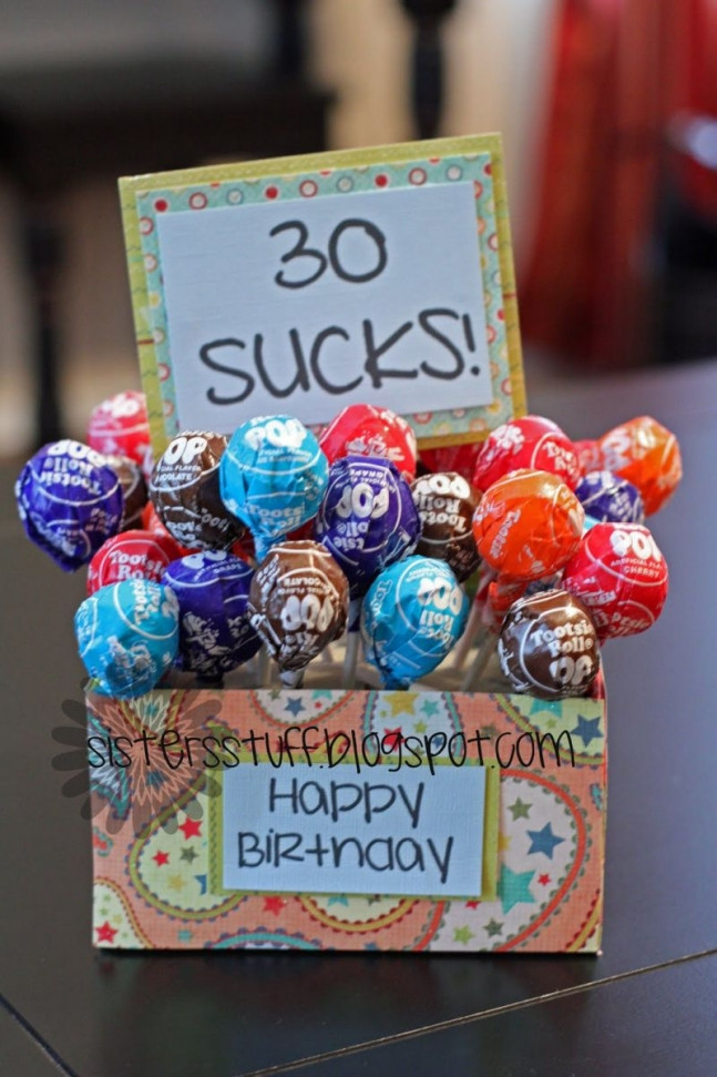 Funny 30th Birthday Gifts For Her
 Birthday Gift Ideas iCraftGifts Blog
