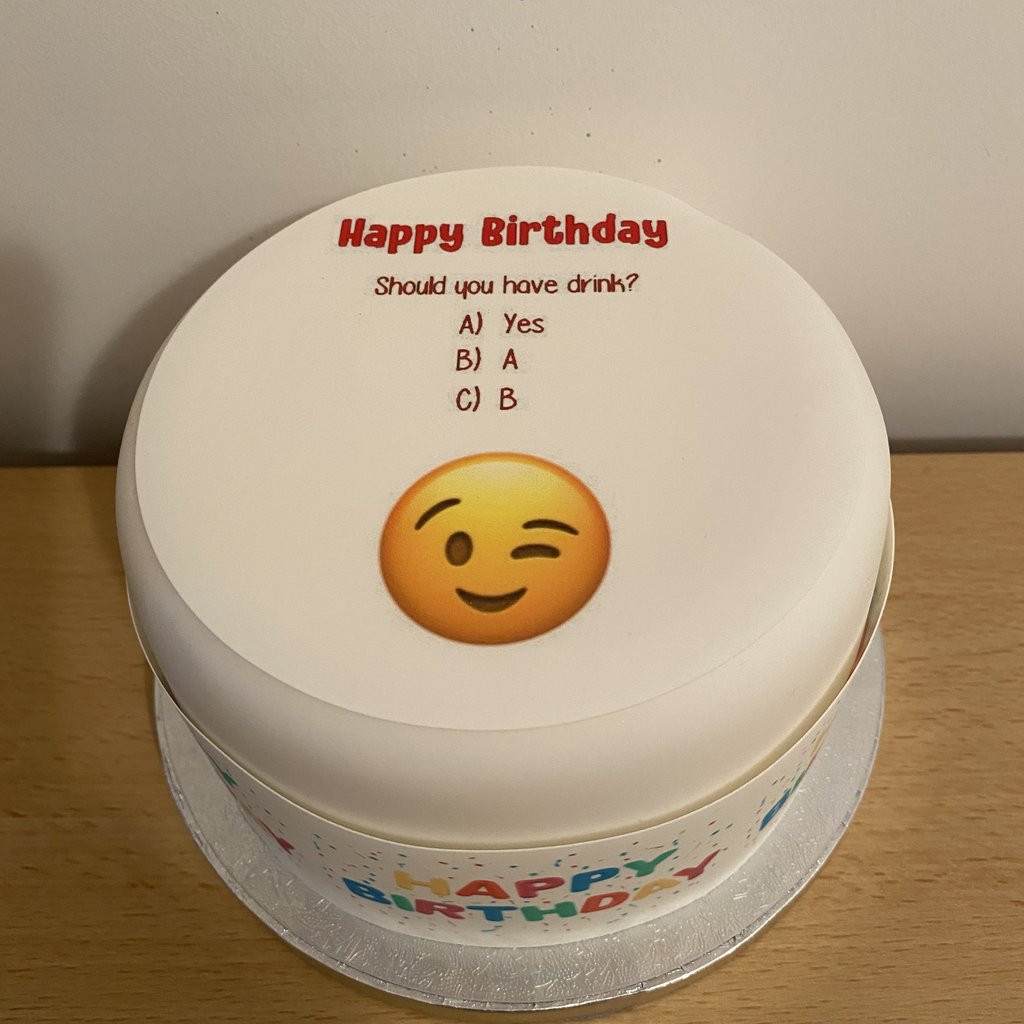 Funny Birthday Cake Toppers
 Funny Birthday Edible Icing Cake Topper 16 – the caker online