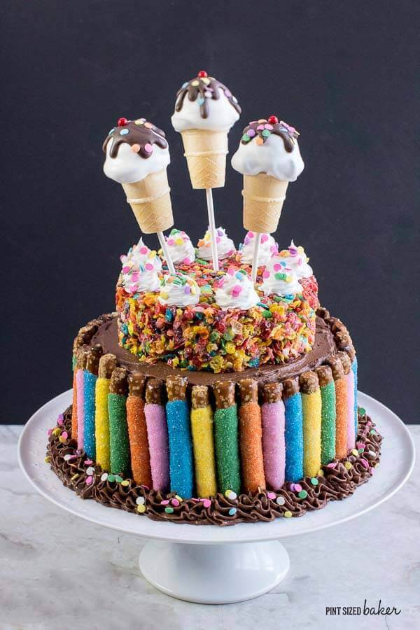 Funny Birthday Cakes Images
 Rich Butter Cake with Chocolate Frosting Recipe