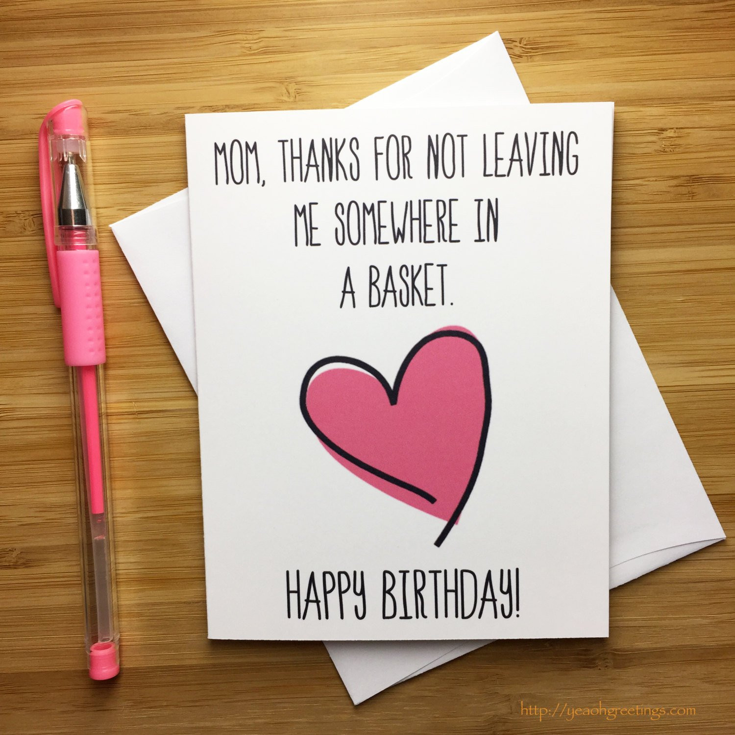 Funny Birthday Card For Mom   Happy Birthday Mom Birthday Card for Mom Mother Happy