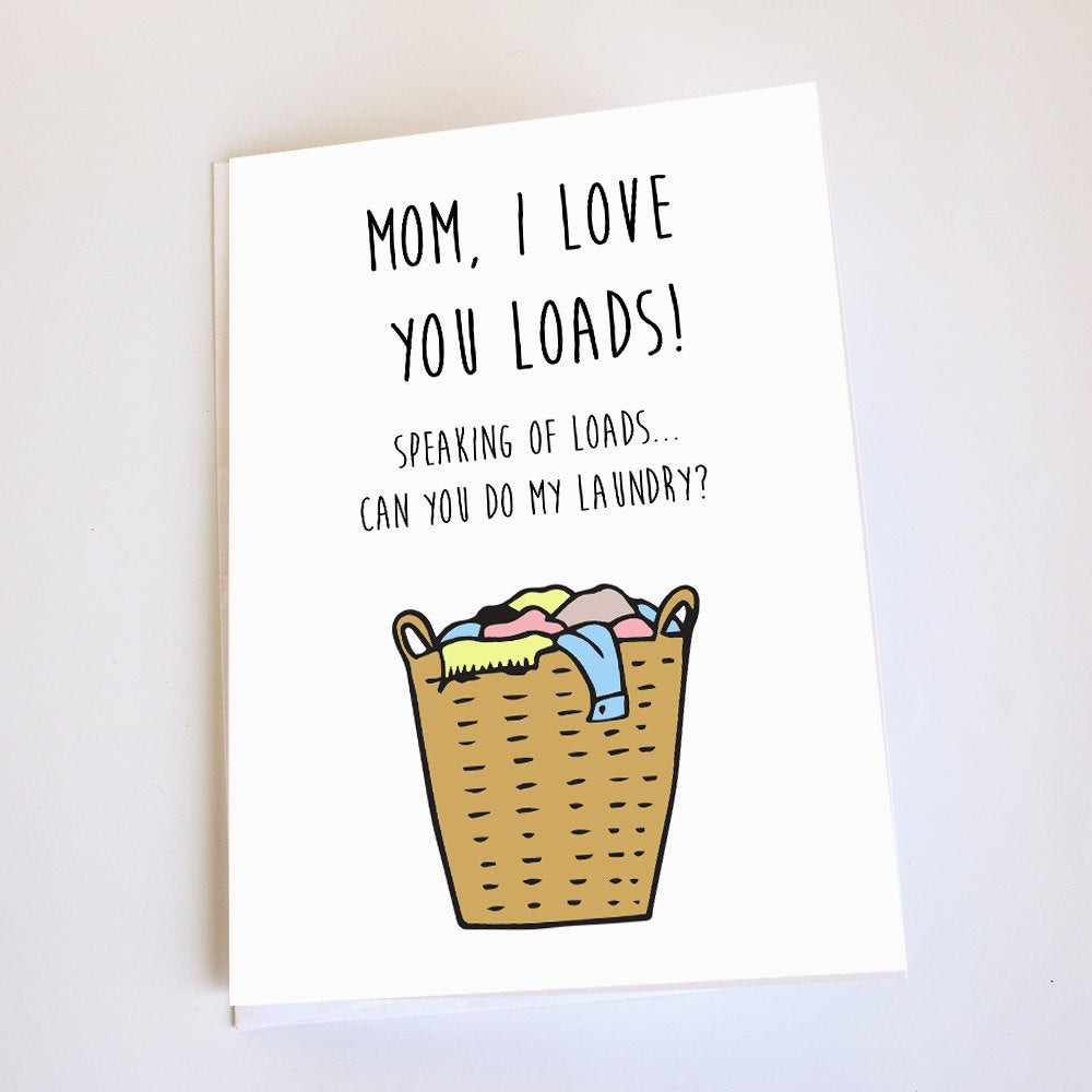 Funny Birthday Card For Mom   Funny card for Mom Happy Birthday Happy Mother s Day or