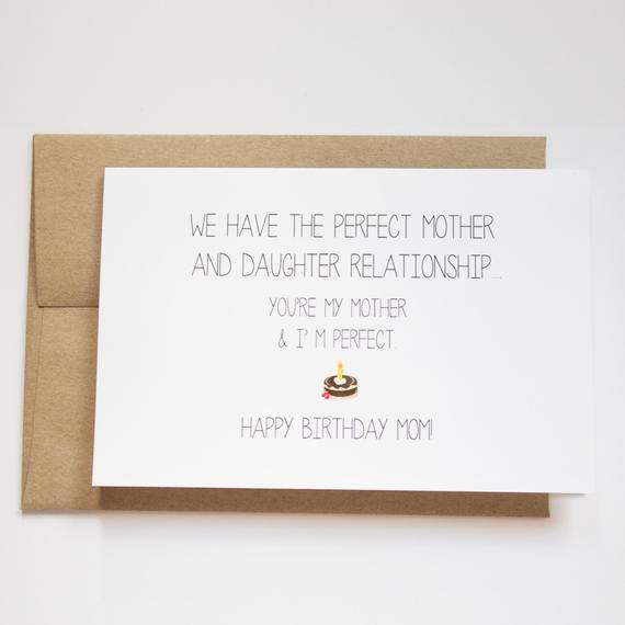 Funny Birthday Card For Mom   mom birthday card funny funny birthday cards for mom