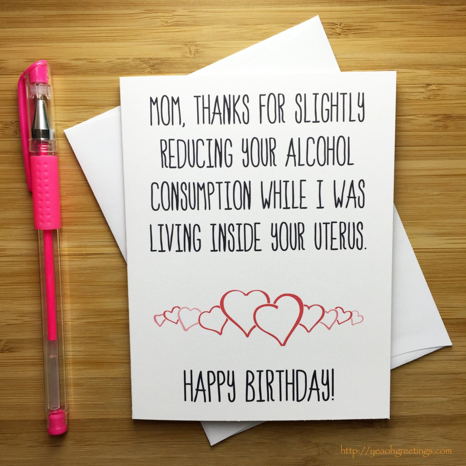 Funny Birthday Card For Mom   Mother Birthday Card Bday Card Mum Funny Birthday Card