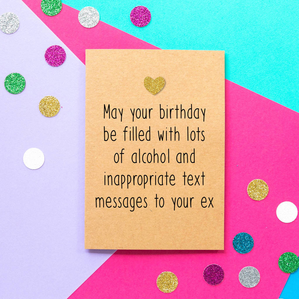 Funny Birthday Card Messages
 inappropriate text messages funny birthday card by