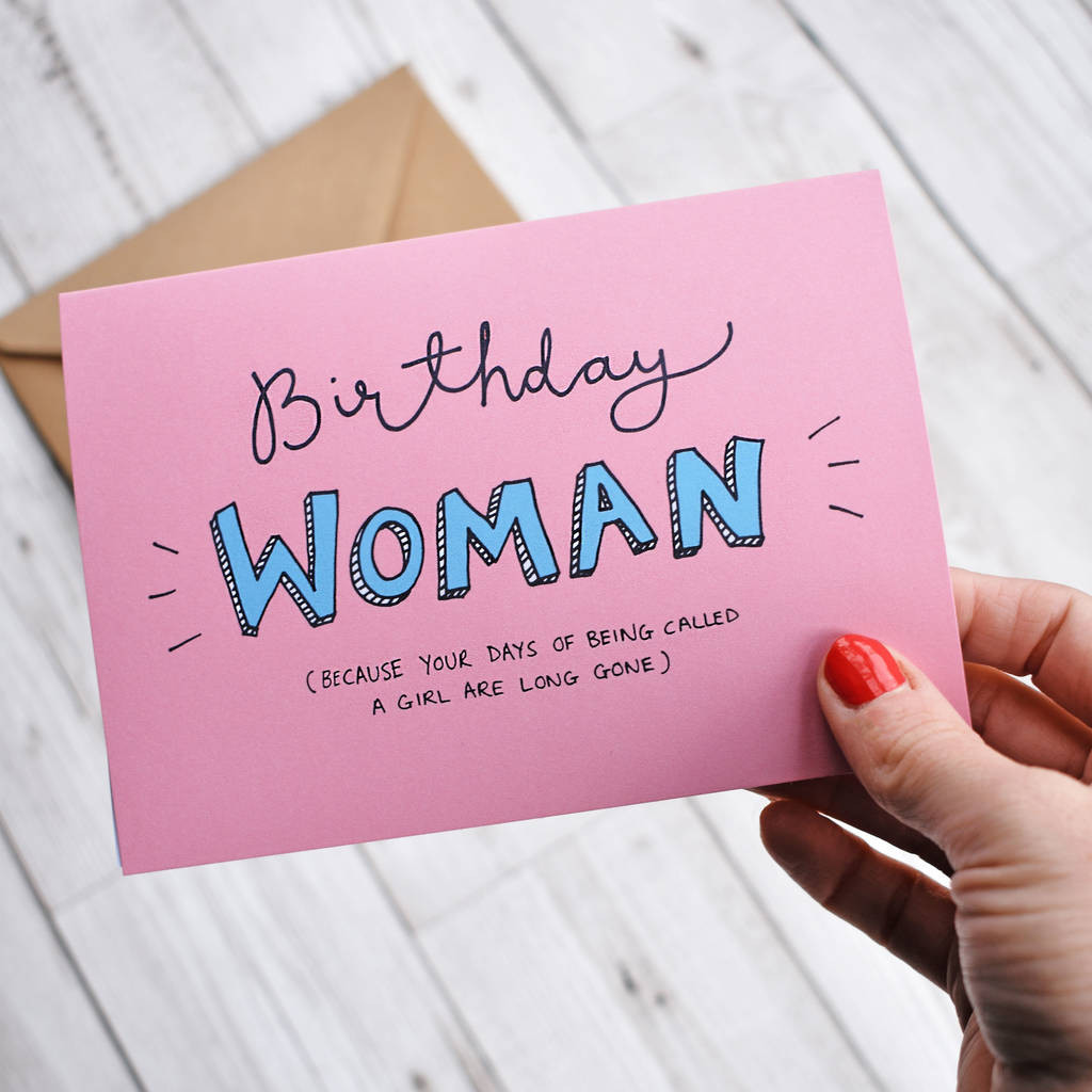 Funny Birthday Card Pics
 Birthday Woman Funny Birthday Card By Oops A Doodle