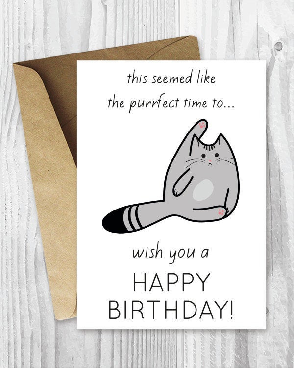 Funny Birthday Card Printable
 Funny Birthday Cards Printable Birthday Cards Funny Cat