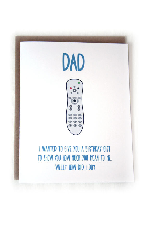 Funny Birthday Cards For Dad
 Birthday Card For Dad Funny Dads Birthday Card Birthday