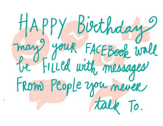 Funny Birthday Cards For Facebook Wall
 Happy Birthday y your wall be filled with