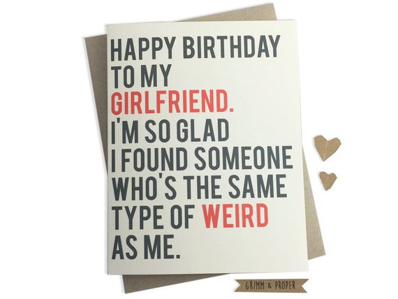 Funny Birthday Cards For Girlfriend
 Funny Girlfriend Birthday Card Girlfriend s Birthday