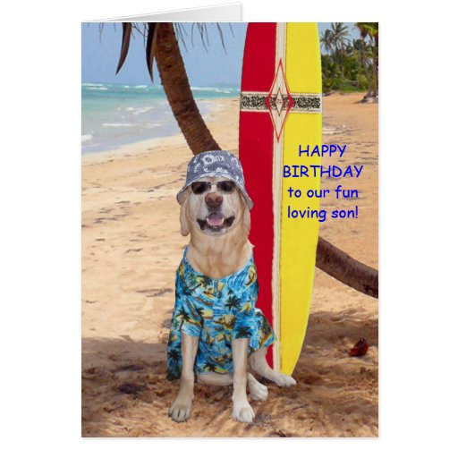 Funny Birthday Cards For Son
 Customizable Funny Son Birthday Greeting Card