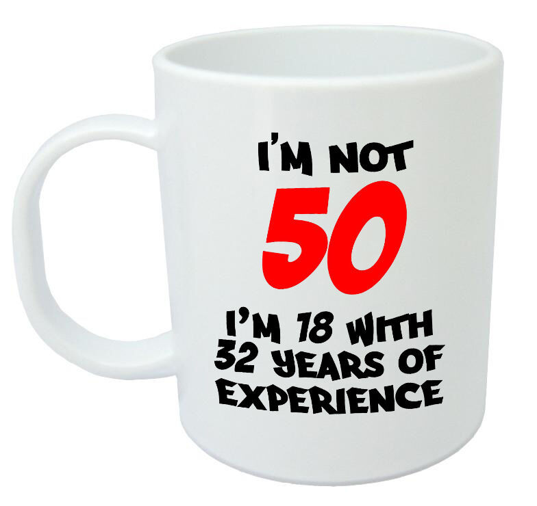 Funny Birthday Gift
 I m Not 50 Mug Funny 50th Birthday Gifts Presents for
