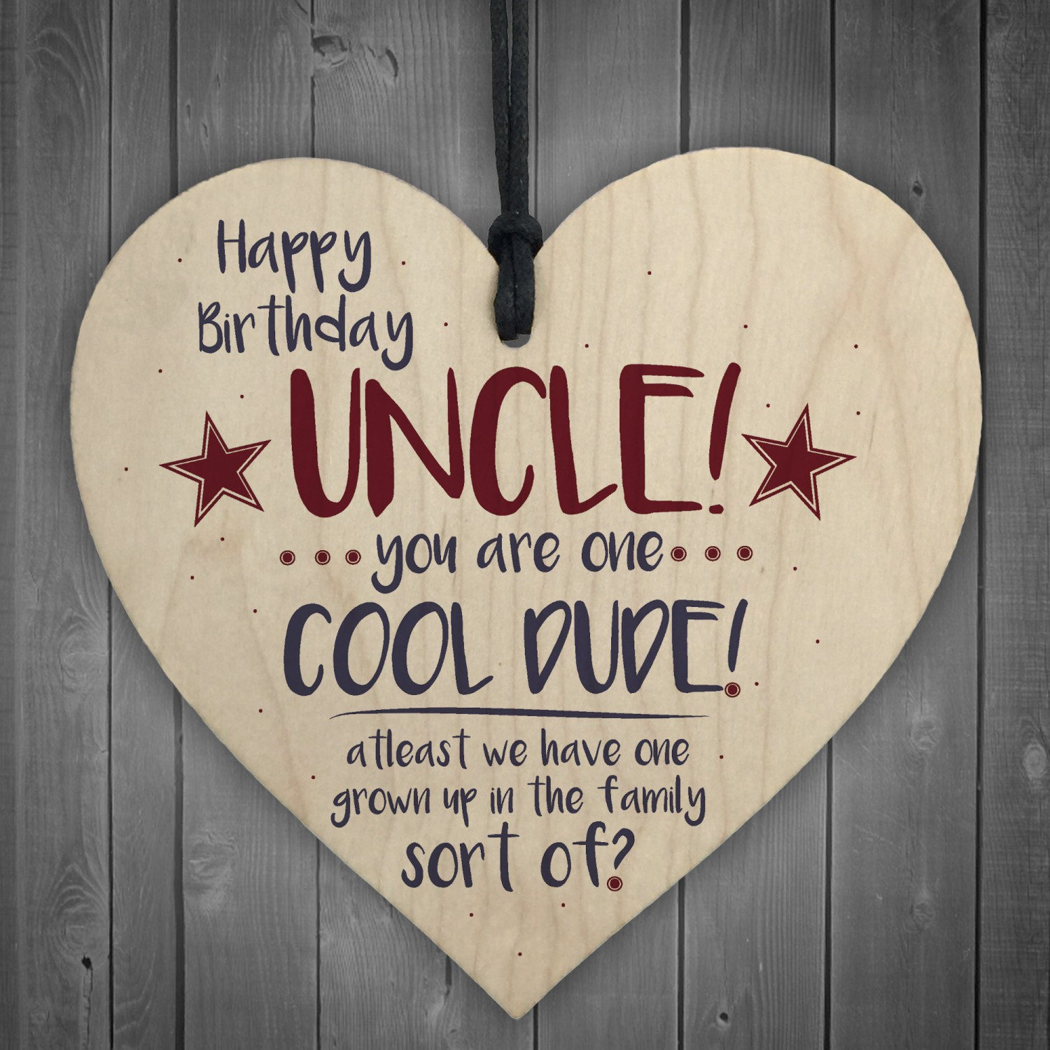 Funny Birthday Gifts For Him
 Cool Funny Happy Birthday Heart Uncle Gifts For Him Man Family