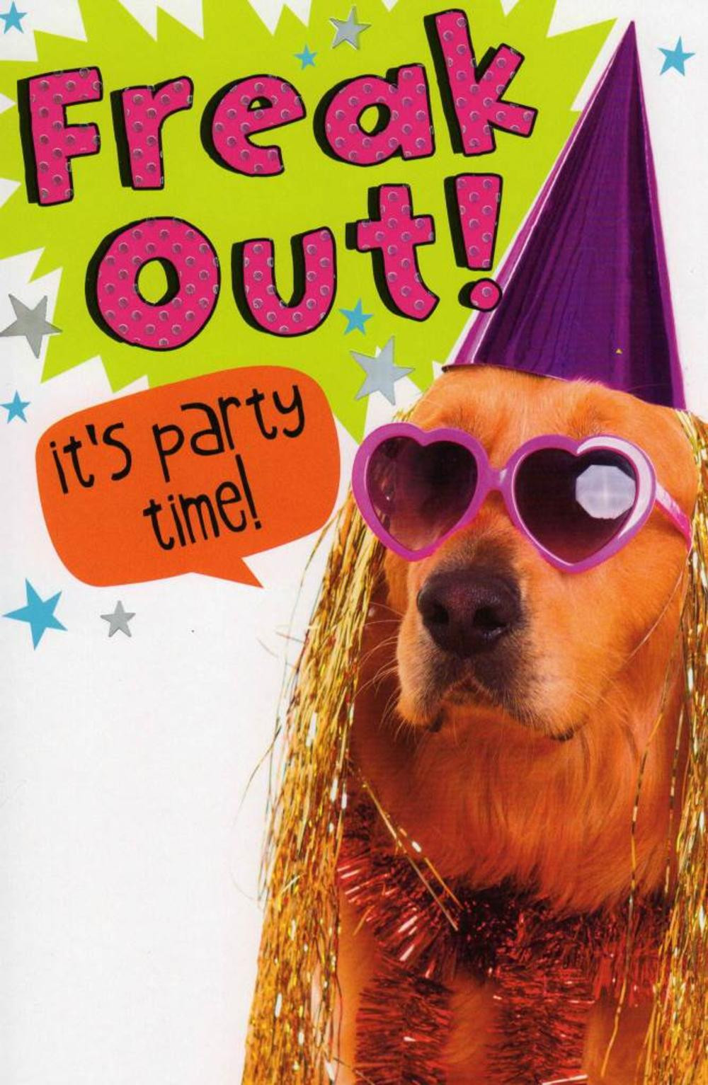 Funny Birthday Party
 Funny Freak Out Party Time Birthday Card