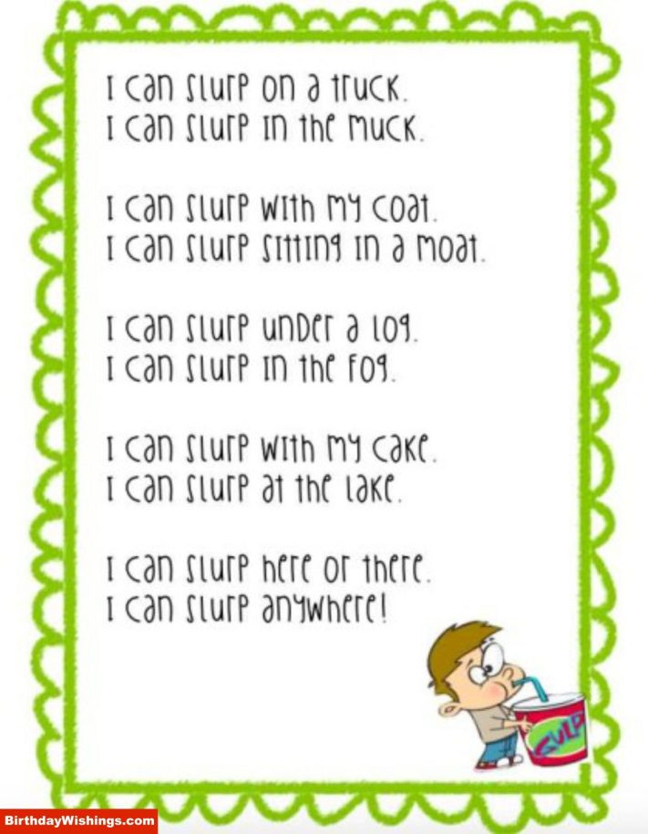 Funny Birthday Poem
 Funny Birthday Poem BirthdayWishings