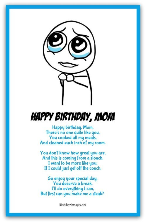 Funny Birthday Poem
 Funny Birthday Poems Page 3