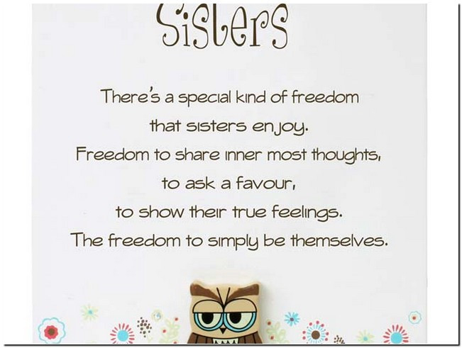 Funny Birthday Poems For Sister
 Funny sister Poems