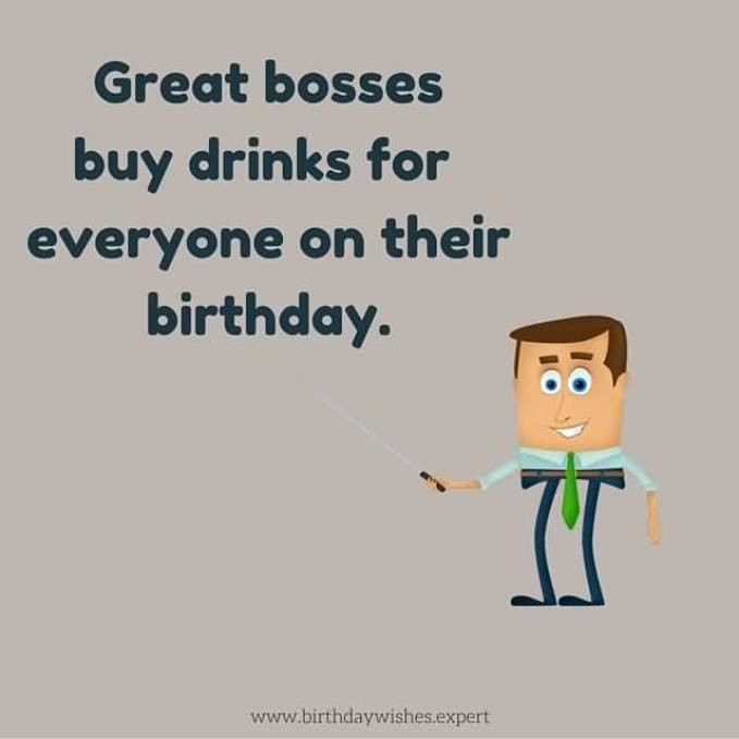 Funny Birthday Quotes For Boss
 32 Wonderful Boss Birthday Wishes Sayings Picture