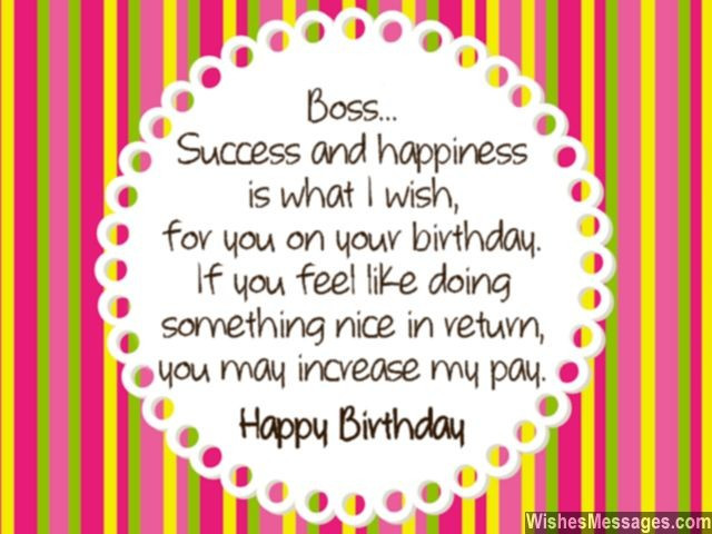 Funny Birthday Quotes For Boss
 Birthday Wishes for Boss Quotes and Messages