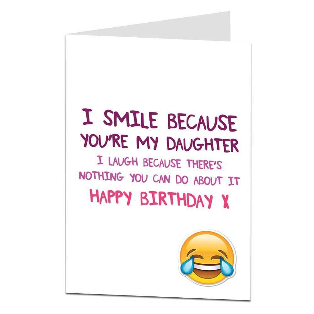 Funny Birthday Wishes For Daughter
 Funny Happy Birthday Card For Daughter Daughter s 21st