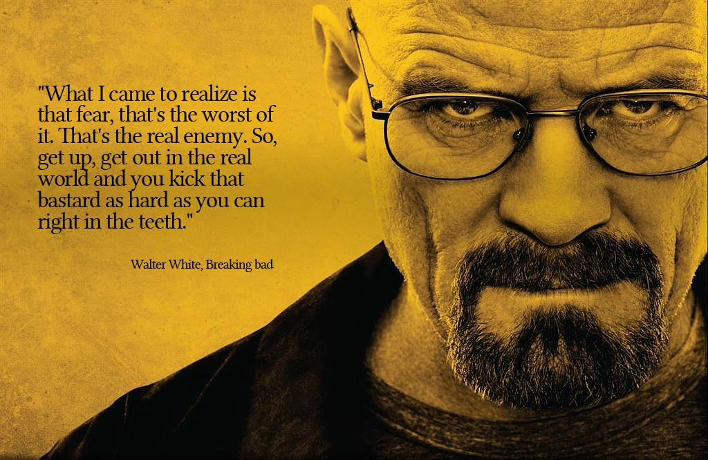 Funny Breaking Bad Quotes
 Breaking Bad Fear Motivated your motivation daily