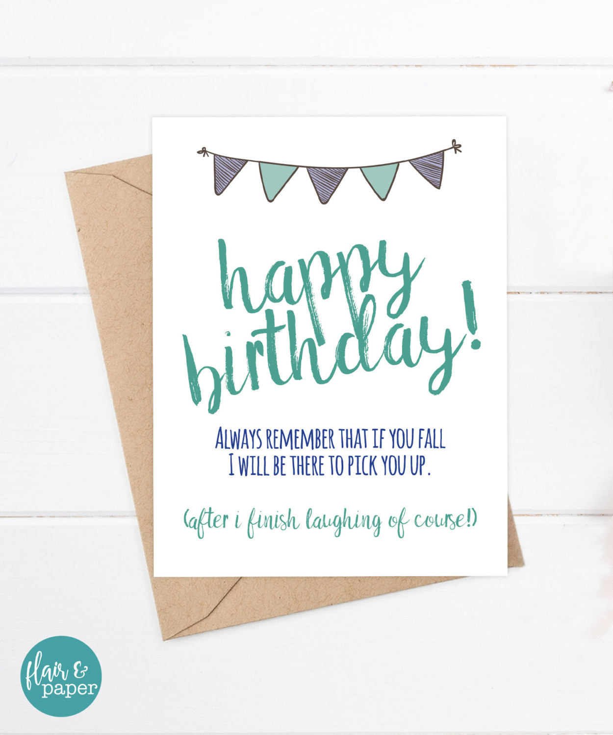 Funny Brother Birthday Cards
 Funny Birthday Card Funny Brother Card Greeting Card