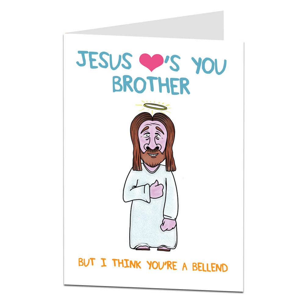 Funny Brother Birthday Cards
 Brother Birthday Card Older Younger Little Perfect For