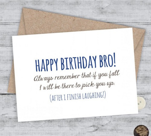 Funny Brother Birthday Quotes
 Happy Birthday Crazy Brother Wishes