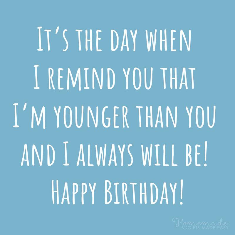 Funny Brother Birthday Quotes
 150 Happy Birthday Wishes for Brother Best Funny