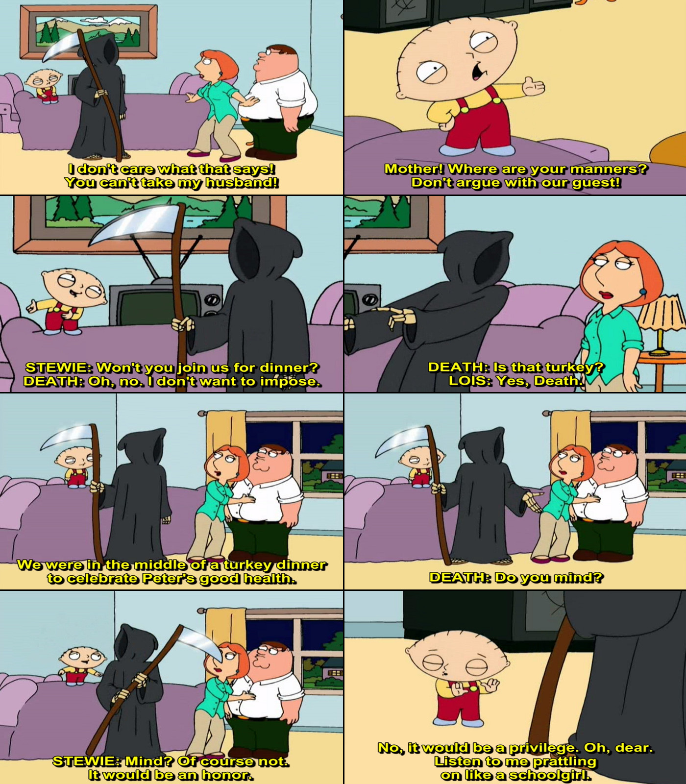 Funny Family Guy Quotes
 Top 10 Family Guy Quotes QuotesGram