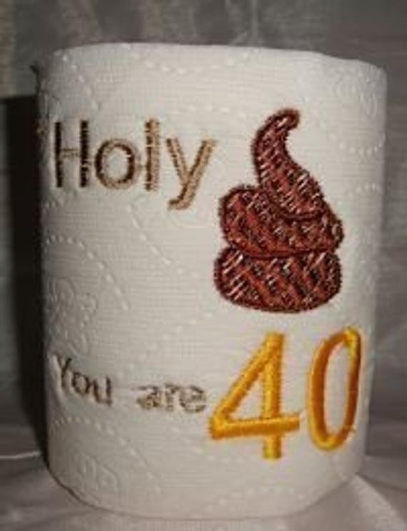 Funny Gifts For 40th Birthday
 40th Birthday Gag Gift Funny Toilet paper