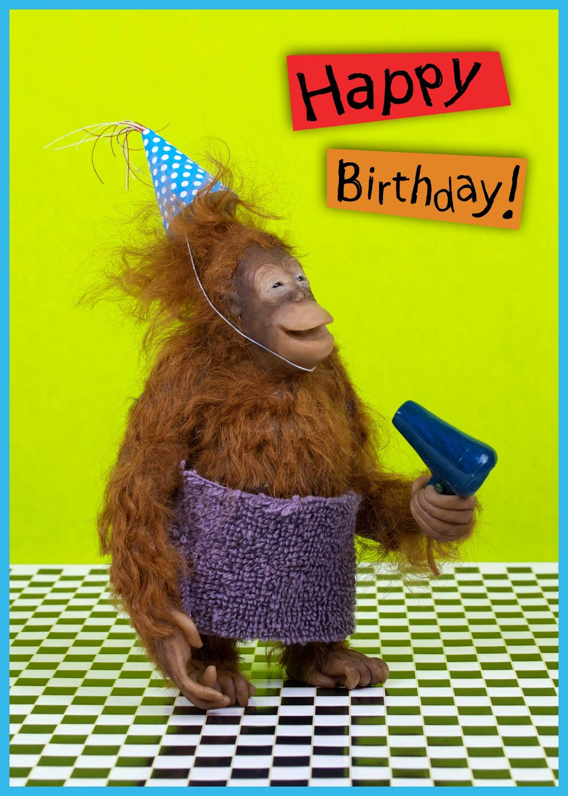 Funny Happy Birthday Card
 Caroline Gray Work in Progress Kids’ Birthday Cards