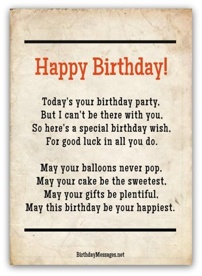 The Best Funny Happy Birthday Poems - Home, Family, Style and Art Ideas