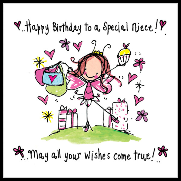 Funny Happy Birthday Quotes For Niece
 Happy birthday to a special niece – Juicy Lucy Designs